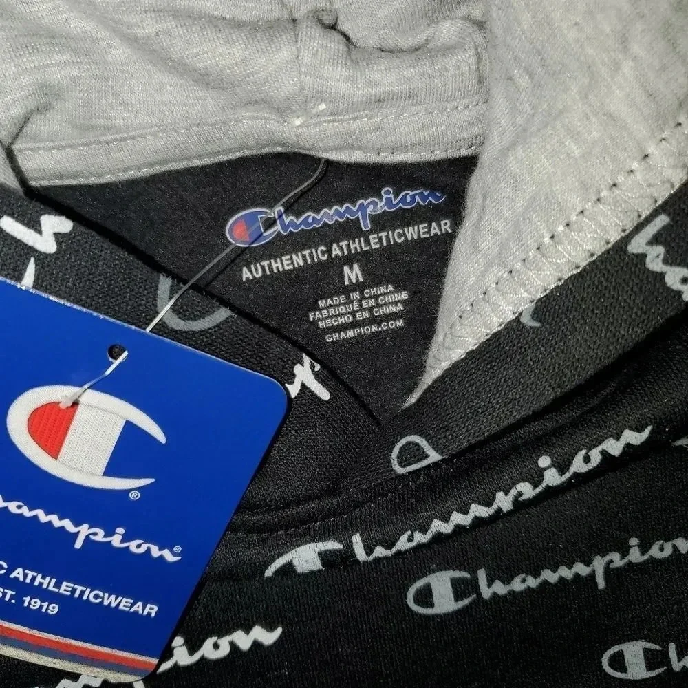 BOYS M CHAMPION CHAINSTITCH HOODIE & TRACK…